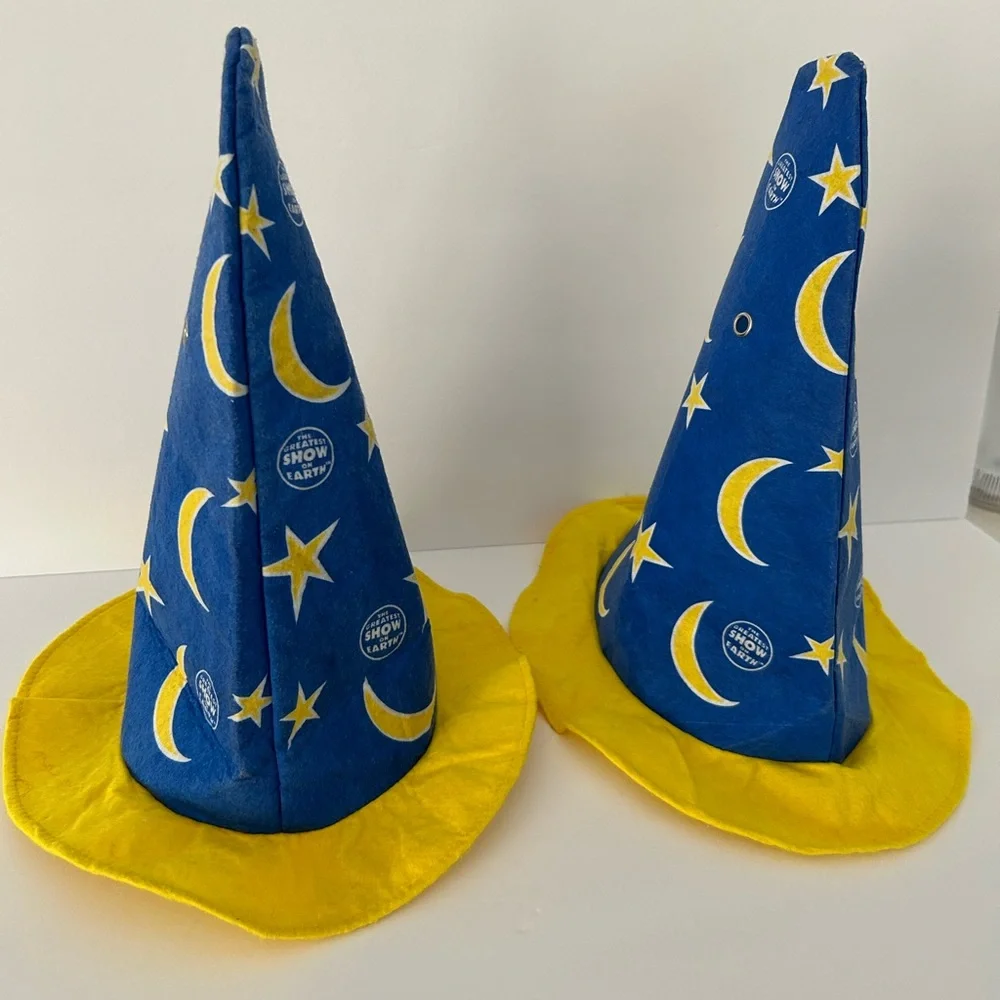 🦋 5/$25 - (2008) Ringling Brothers ‘Greatest Show On Earth’ Circus Wizard Hats